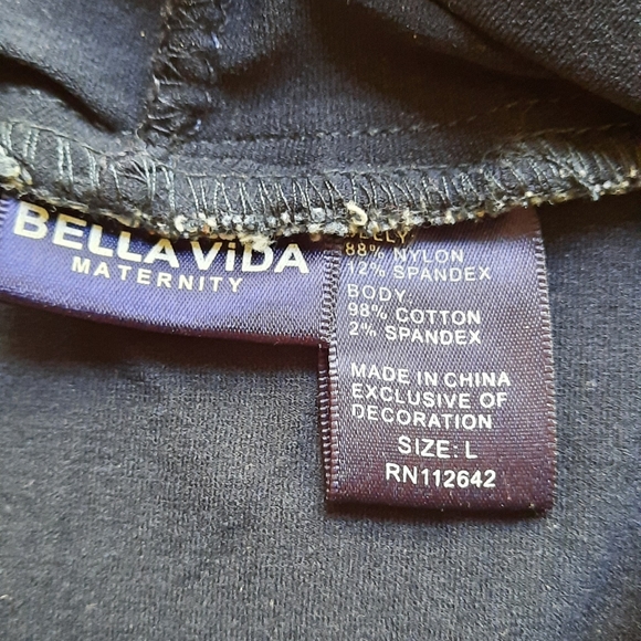 Bella Vida Maternity Full Panel Distressed Skinny - Picture 6 of 6